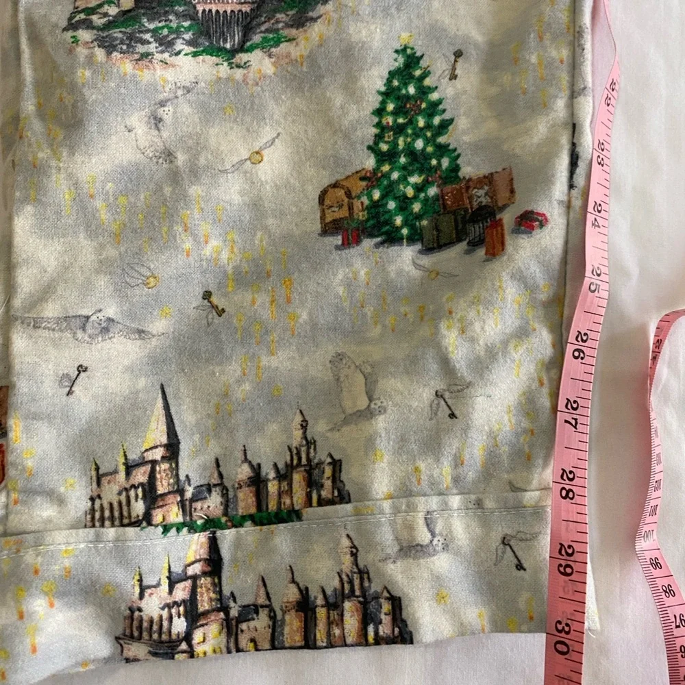 POTTERY BARN teen Harry Potter Christmas Organic Cotton Flannel‎ Pajama Set S ❗️